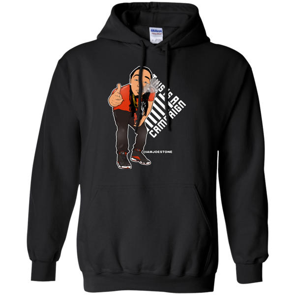Joe Stone Cartoon & Logo Pullover Hoodie - This Is A Campaign iAmJoeStone