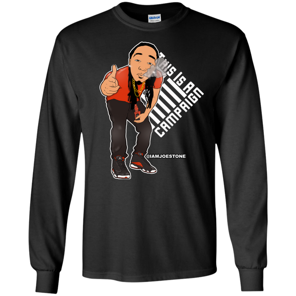 Joe Stone Cartoon & Logo Long Sleeve - This Is A Campaign iAmJoeStone