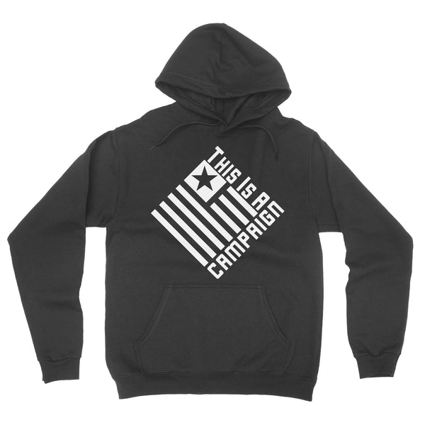 TIAC- Hoodie White On Black - This Is A Campaign iAmJoeStone